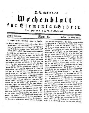 Sprech- und Redeübungen : Fortsetzung