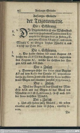 [3.] Anfangs-Gründe der Trigonometrie