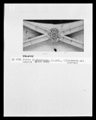 Schlussstein mit Rosette