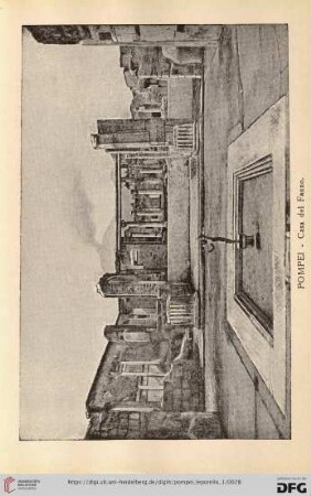 Pompei – Casa del Fauno. – Maison du Faune – House of the Faun – Das Haus des Faun’s.