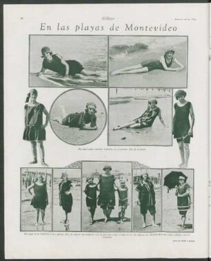 En las playas de Montevideo