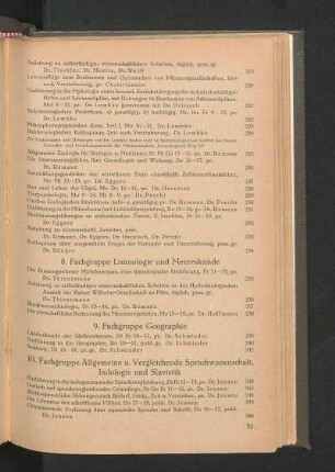 9. Fachgruppe Geographie