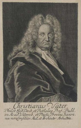 Bildnis des Christianus Vater