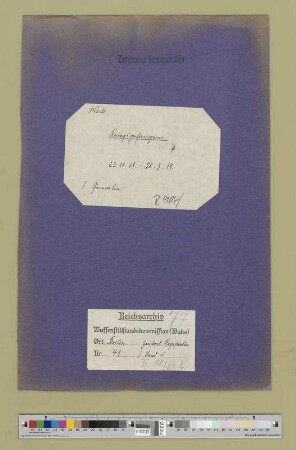 Kriegsgefangene: Rückbeförderung der feindlichen und Zurückhaltung der deutschen Kriegsgefangenen