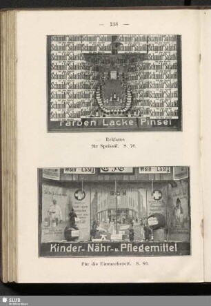 Reklame für Speiseöl