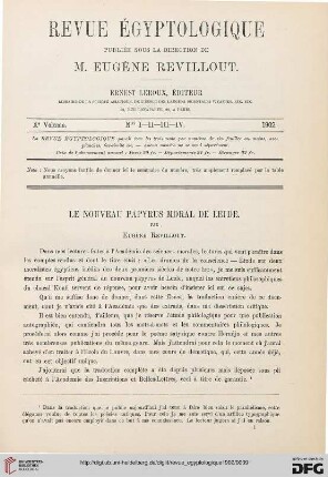 10: Le nouveau papyrus moral de Leide