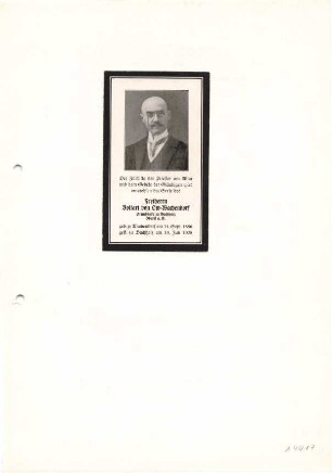 Ow-Wachendorf, Dolfart (Freiherr von Ow-Wachendorf)