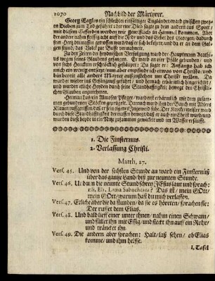 [XLIV. Die Finsternuß/ und die Verlassung Christi]