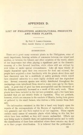 Appendix D. List of Philippine agricultural products and fiber plants
