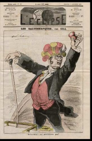 Les saltimbanques, par Gill