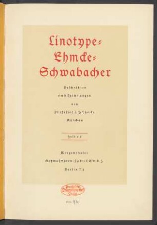 Linotype-Ehmcke-Schwabacher