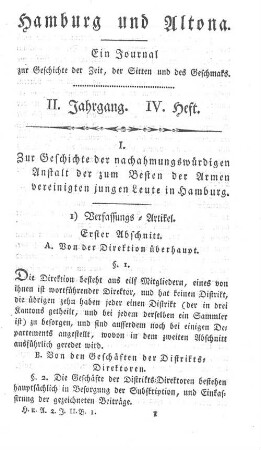 II. Jahrgang. IV. Heft