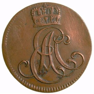 Münze, 2 Pfennig, 1756