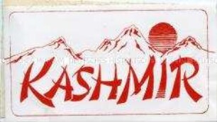 Aufkleber der DDR-Band "Kashmir"