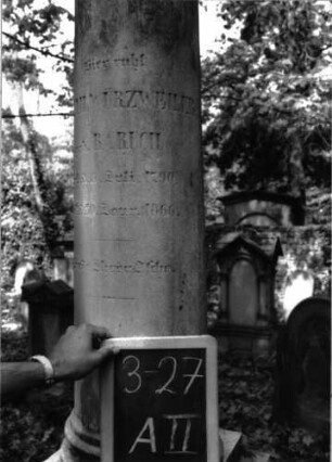 Grabstein A II/3/27 (Detailaufnahme 4)
