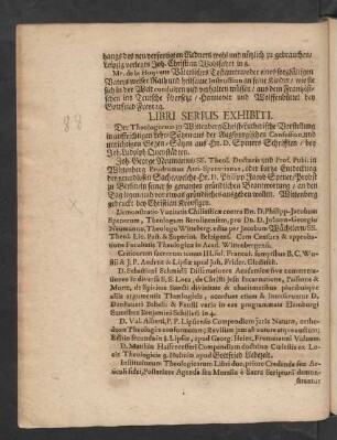 Libri Serius Exhibiti.