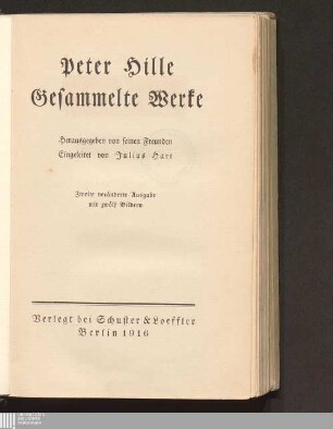 Gesammelte Werke