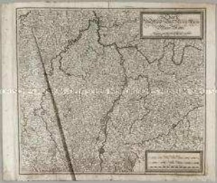 Charte von Mosel-Saar Neccar-Rhein- und Mayn-Strom