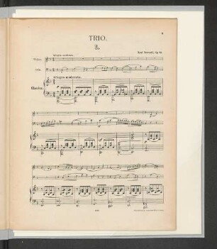 Trio. [Clavier]