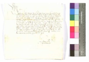Schreiben Ludwig zu Lichtenberg an Kraft von Hohenlohe.