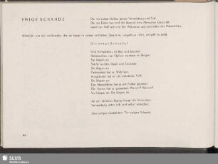 Ewige Schande