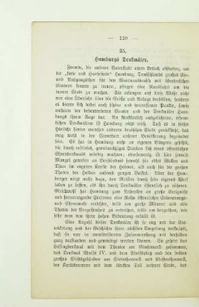35. Hamburgs Denkmäler