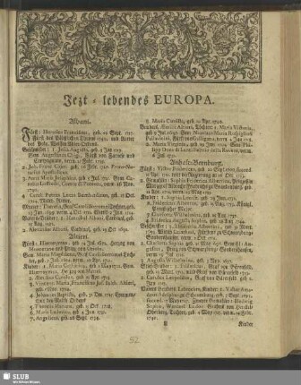 Jezt-lebendes Europa