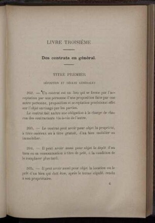 Titre Premier. Définition et règles générales