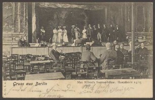 Ansichtskarte Max Kliem´s Sommerbühne in der Hasenheide