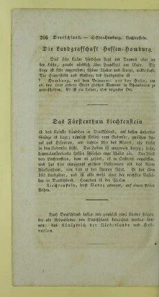 Das Fuerstenthum Liechtenstein