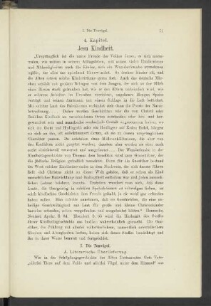 4. Kapitel. Jesu Kindheit