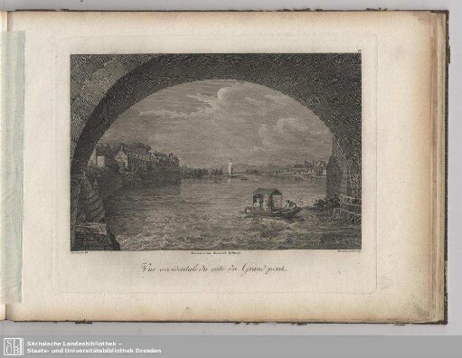 Vue occidentale du cote du Grand pont