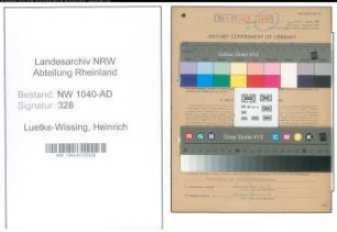 Entnazifizierung Heinrich Luetke-Wissing , geb. 12.06.1921 (Landwirt)