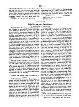 Volksbildung und Turnlehrer