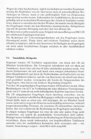 5.3 Tatsächliche Stichprobe