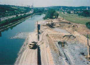 Baustelle Schleuse Saarbrücken