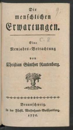 Die menschlichen Erwartungen : Eine Neujahrs-Betrachtung
