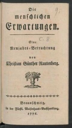 Die menschlichen Erwartungen : Eine Neujahrs-Betrachtung