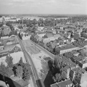 Altmarkt von Cottbus : Blickrichtung Osten