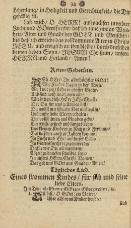 Reim-Gebetlein