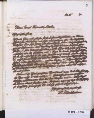Schreiben an Ernst Wasmuth (Brief)