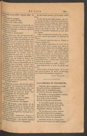 A la cascada de Tequendama. : [Poesía]