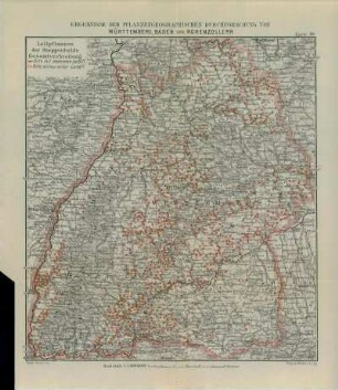 Karte 20. Leitpflanzen der Steppenheide Gesamtverbreitung