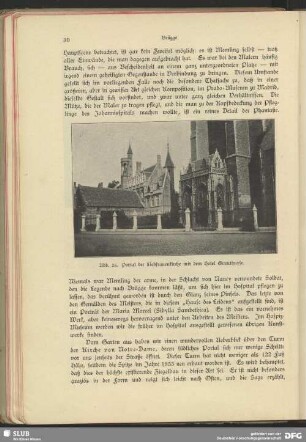 Portal der Liebfrauenkirche mit dem Hotel Gruuthuyse