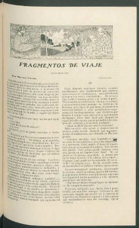 Fragmentos de viaje