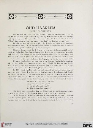 2.Ser. 6.1913: Oud-Haarlem