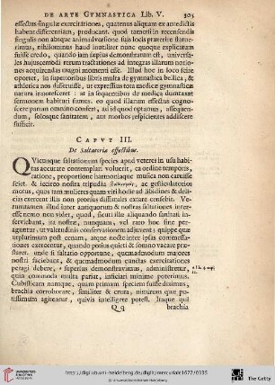 Caput. III.: De Saltatoriae effectibus