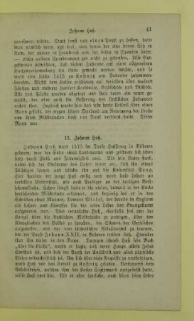 13. Johann Huß