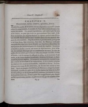 Chapitre V. Gouvernement, marine, commerce, agriculture, finances.