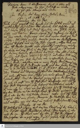 Reisetagebuch von Gottfried Wilhelm Obuch, Johann Christian Wiedebrock und Johann Balthasar Kohlhoff.